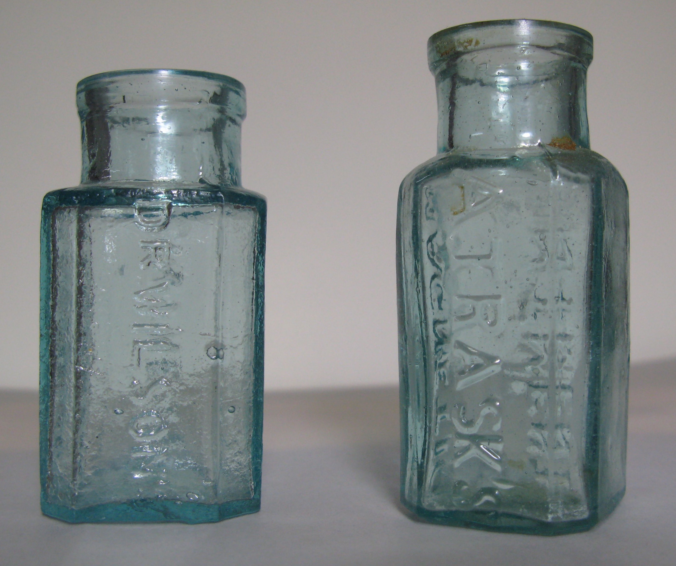 A. Trask Magetic Ointment Bottles Historic Glasshouse